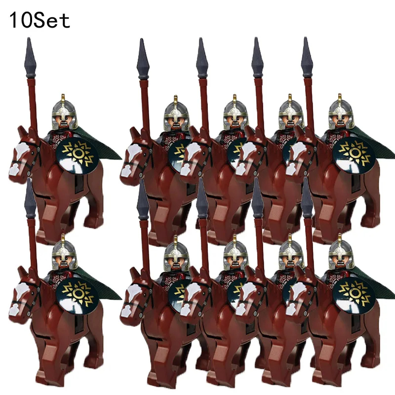 Kids Toys 10 Year Old - 10 takım ortaçağ şövalyeleri koyu Sauron