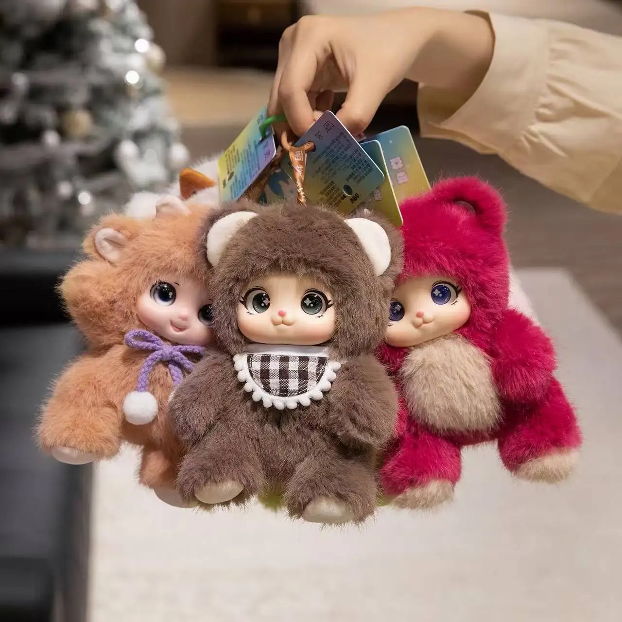 Kids Toys Bag - 18cm / Sevimli Hayvanlar Vinil Yüzlü