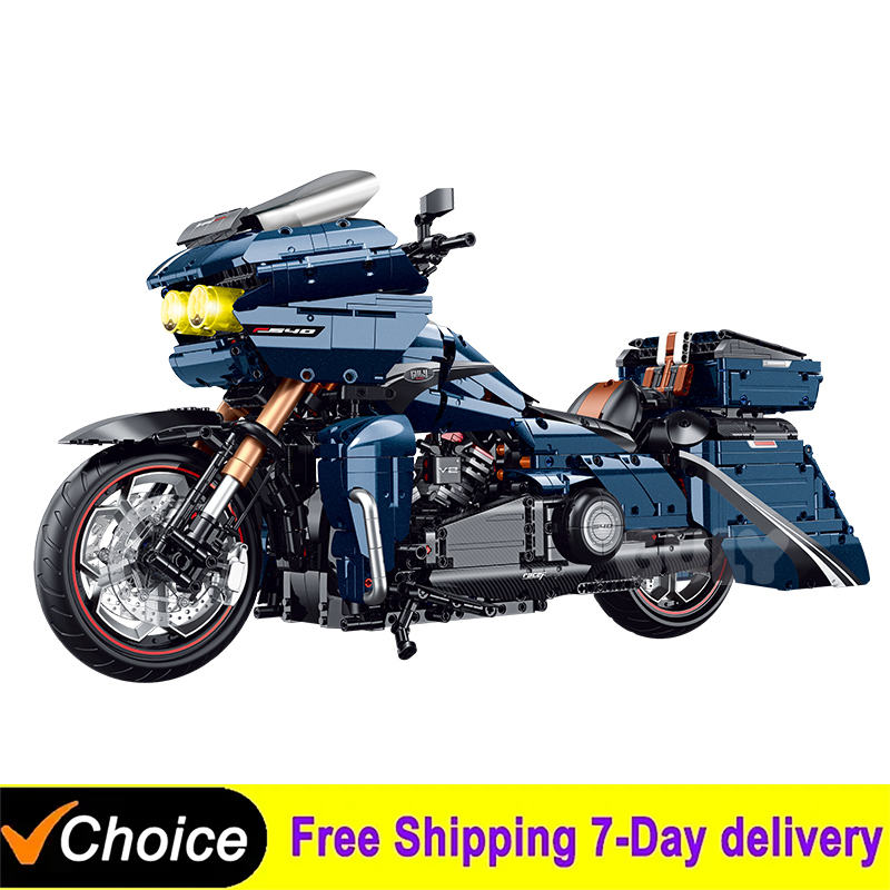 Kids Toys Lego - 1:5 Teknik Motosiklet Şehir Sporları Hızlı