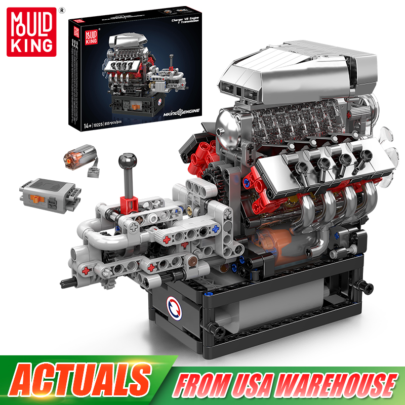 Kids Toys Lego - Mould King 10225 Teknik Motor Oyuncakları