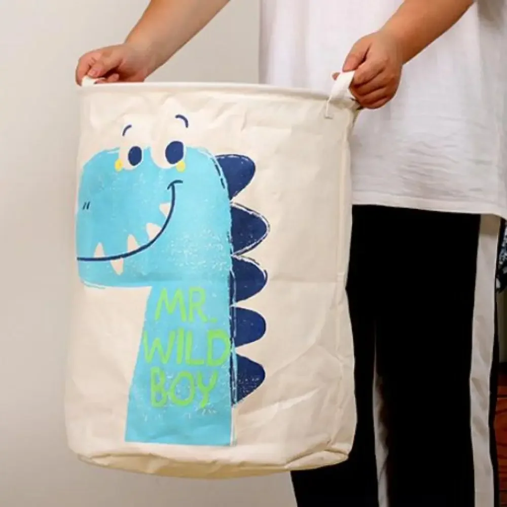 Kids Toys Basket - Hayvan Figürlü Çamaşır Oyuncakları Düzenleyici Sepet