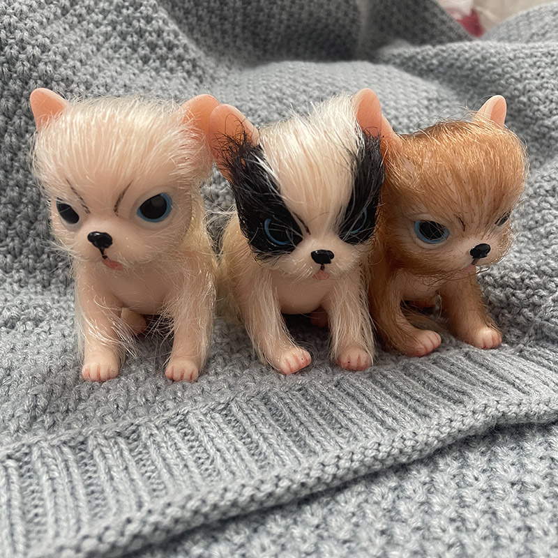 Kids Toys Dog - 5 inç Tam Vücut Silikon Sevimli