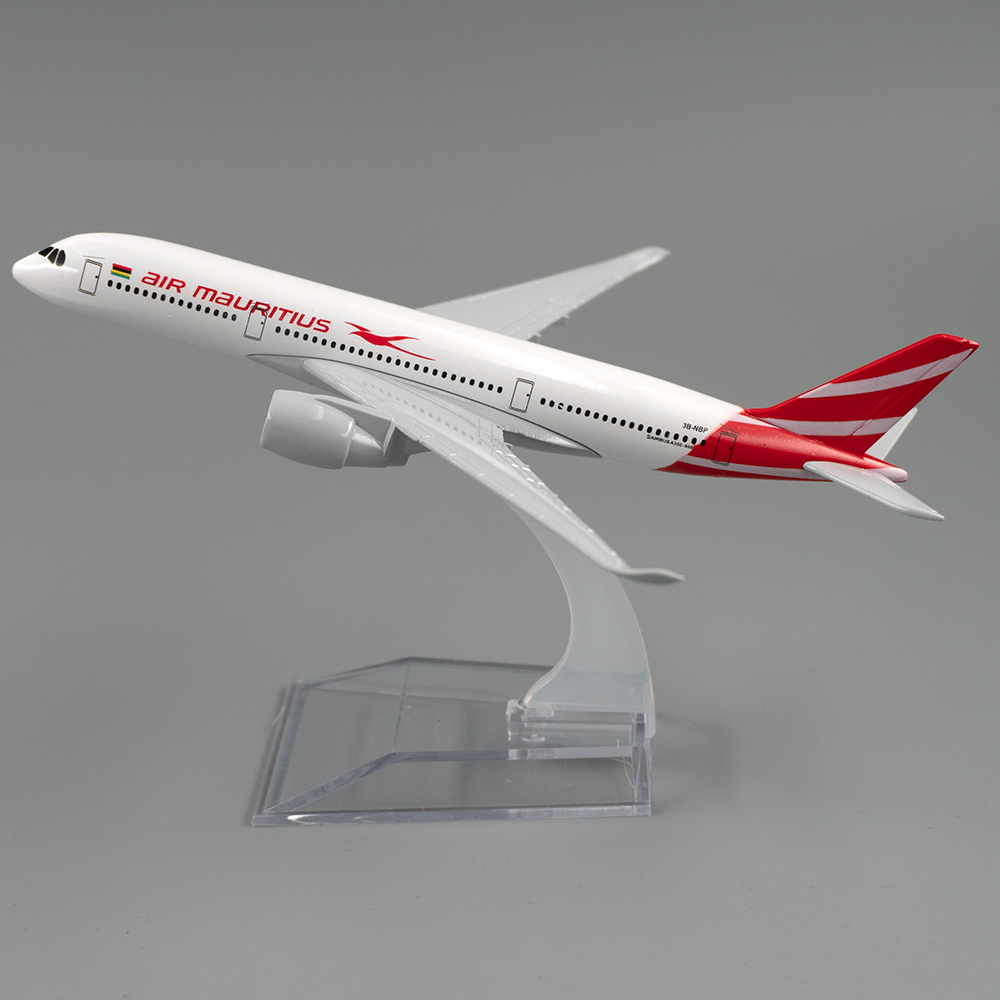 Kids Toys Mauritius - 1/400 Airbus A350 Hava Mauritius Minyatür