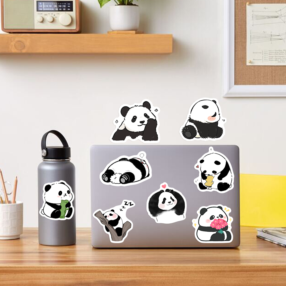 Sevimli Karikatür Panda Çıkart - Kids Toys Laptop incelemesi ve fiyatı