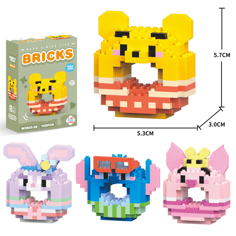 Yeni donut resimli yapı taşı S - Kids Toys Cartoon Images incelemesi ve fiyatı
