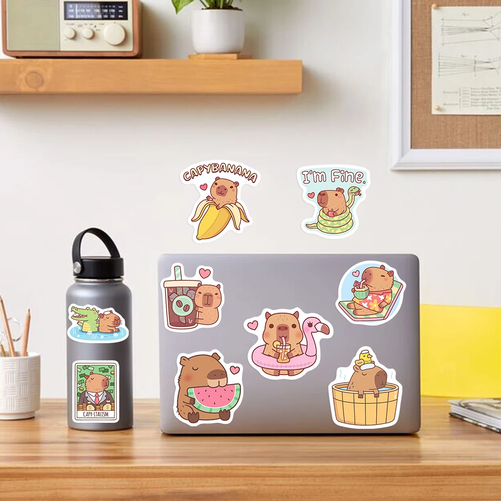 Sevimli Kapibara Cafe Çıkartma - Kids Toys Laptop incelemesi ve fiyatı