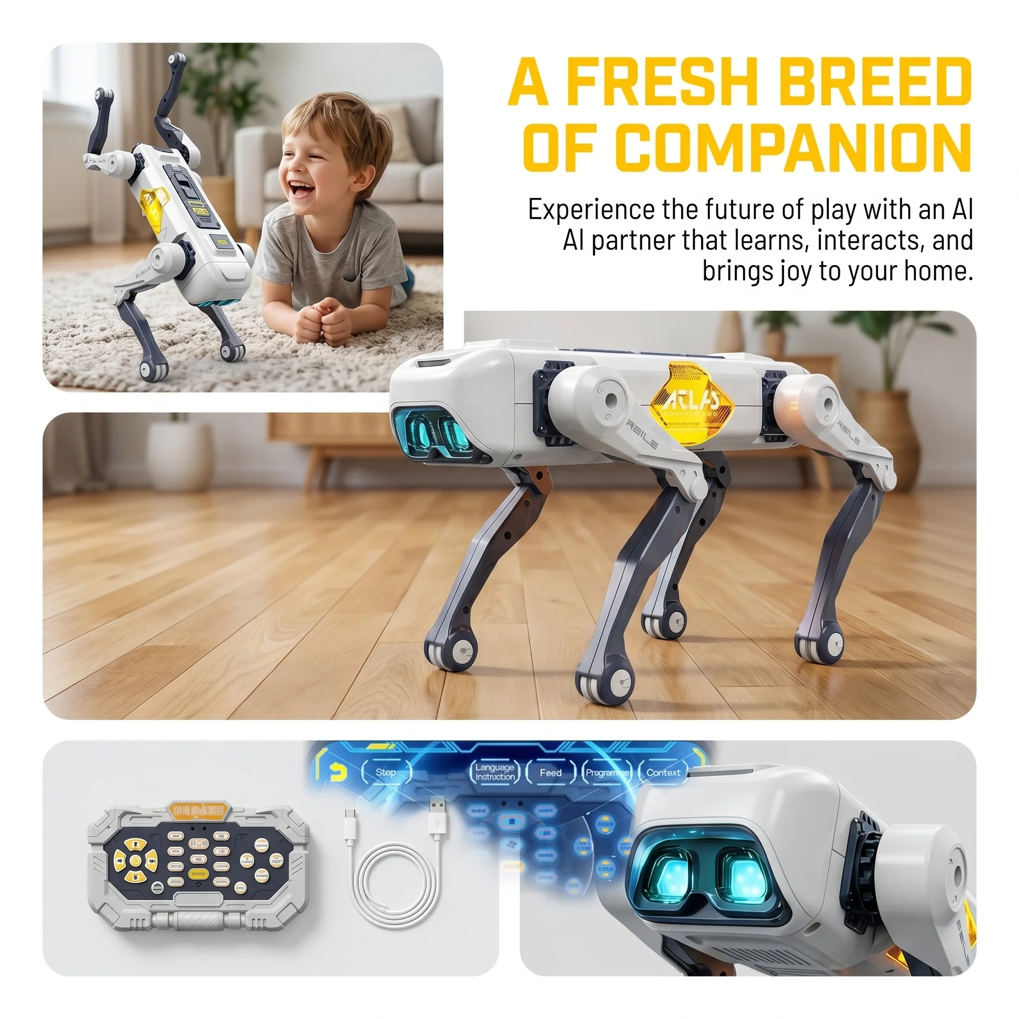 Yapay Zeka Akıllı Robot Köpek, - Kids Toys Idea incelemesi ve fiyatı