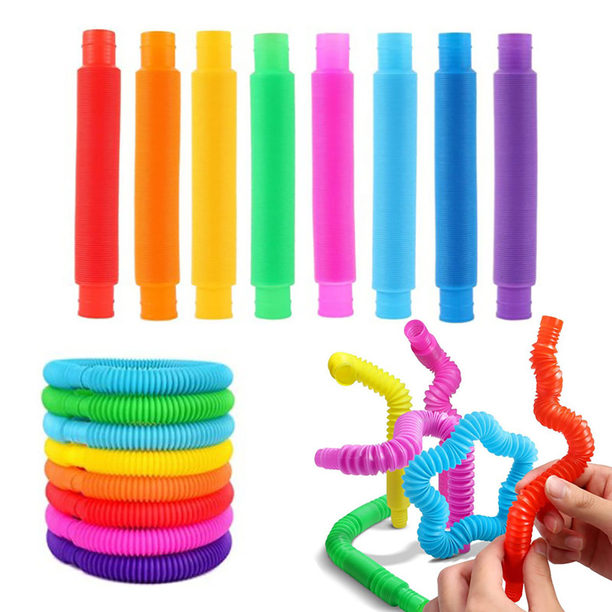 10-30 adet renkli teleskopik t - Kids Toys Youtube incelemesi ve fiyatı